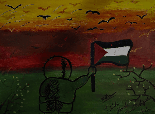 Valley of Arab — Collective work by 15 Artists — Arab Student Union, Moraine Valley Community College